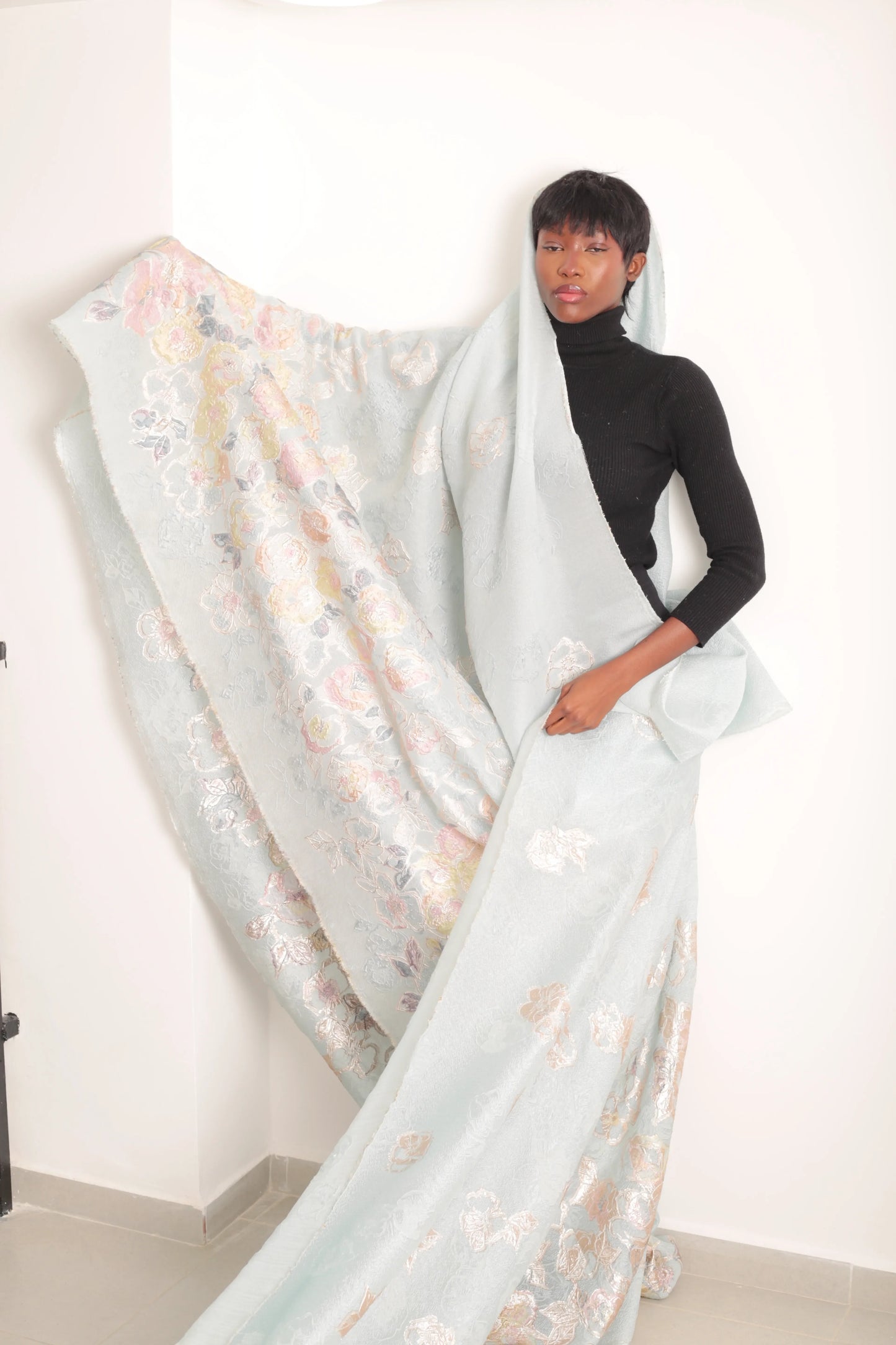 Organza 100% Soie 3.5m Largeur 140
